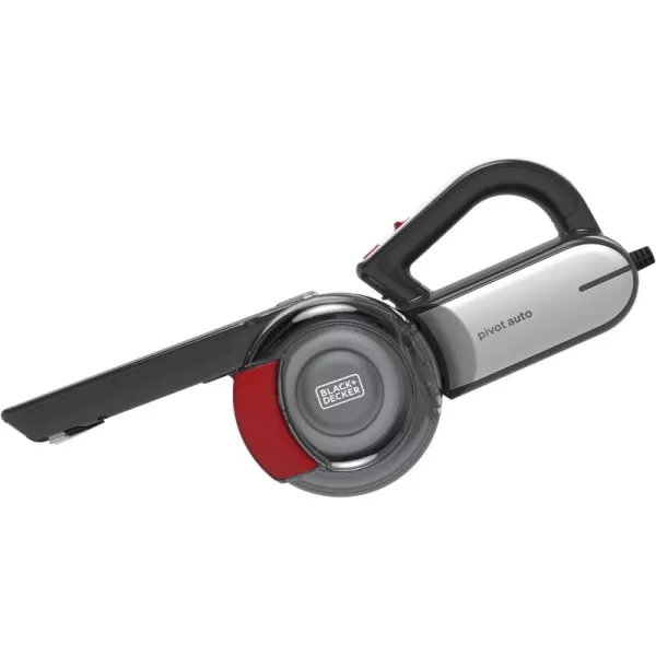 BLACK+DECKER Pivot Vac 12V DC Car Handheld Vacuum, Black 