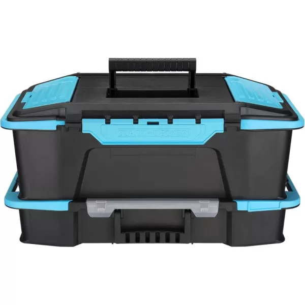 BLACK+DECKER Tool Organizer, 19”, Stackable Caddy, Portable System for Storing Tools and Craft Materials 