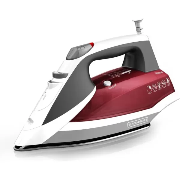 Black+Decker IR2050 Textile Iron, Standard, Red
