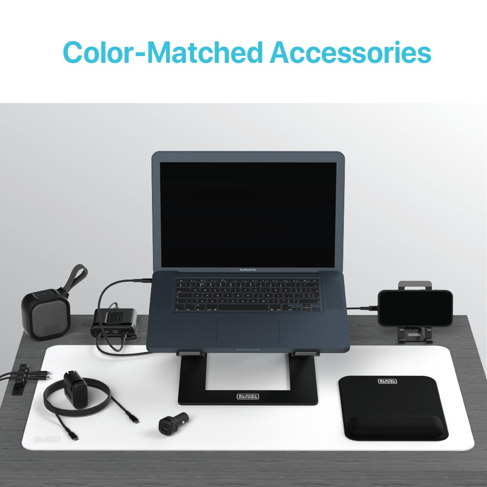 BLACK+DECKER USB C to Lightning Cable - Fast Compatible iPhone Lightning Cable - Durable Braided Type C iPhone Charger Cord - for Travel and Daily Use - Multiple Colors and Lengths - 6ft