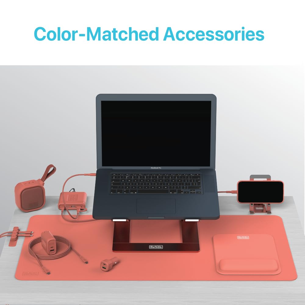 BLACK+DECKER USB C to Lightning Cable - Fast Compatible iPhone Lightning Cable - Durable Braided Type C iPhone Charger Cord - for Travel and Daily Use - Multiple Colors and Lengths - 6ft