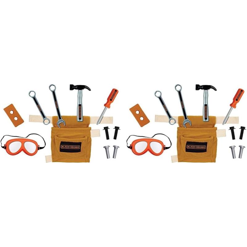 Black & Decker Jr. Tool Belt Set with 11 Tools and 