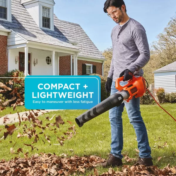 BLACK + DECKER Electric Axial Leaf Blower 