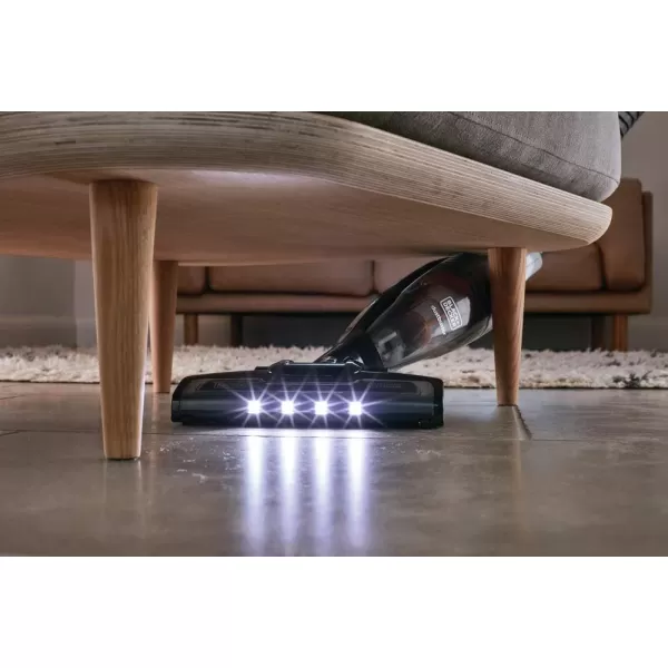 BLACK + DECKER Powerseries Cordless Stick Vacuum Cleaner &amp; Hand Vac, 2-in-1, Titanium Gray 