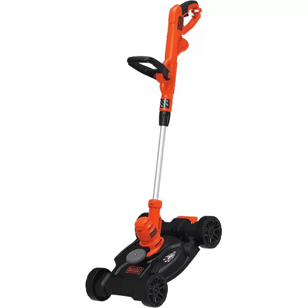 BLACK+DECKER 3-in-1 Corded Lawn Mower, String Trimmer &amp; Edger, 12-Inch 