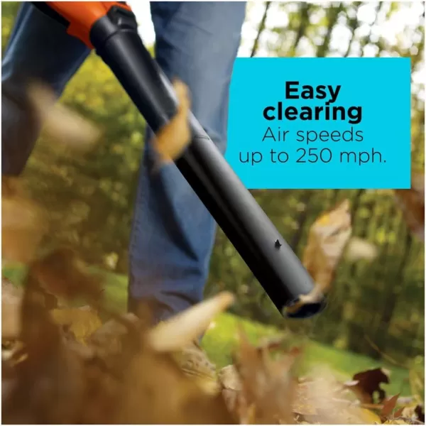 BLACK+DECKER 3-in-1 Electric Leaf Blower, Leaf Vacuum/Mulcher, Corded, 12-Amp 