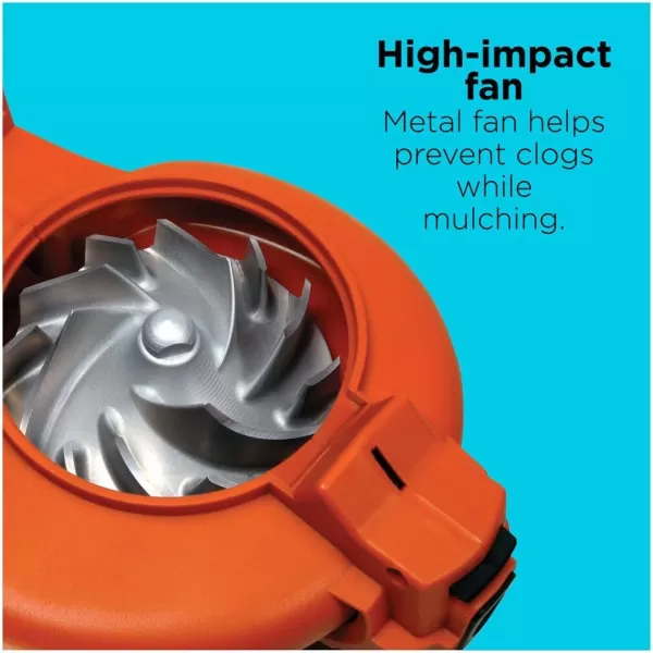 BLACK+DECKER 3-in-1 Electric Leaf Blower, Leaf Vacuum/Mulcher, Corded, 12-Amp 