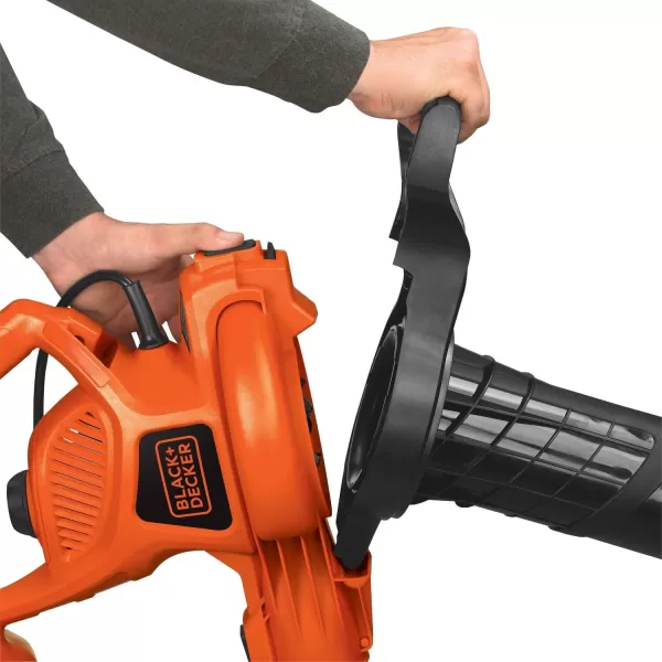 BLACK+DECKER 3-in-1 Leaf Blower, Leaf Vacuum and Mulcher, Up to 230 MPH, 12 Amp, Corded Electric 