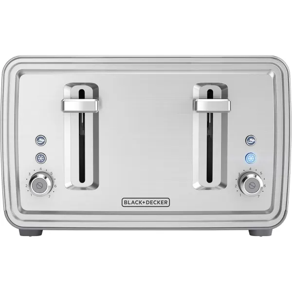 BLACK+DECKER 4-Slice Toaster, Stainless Steel, TR4900SSD