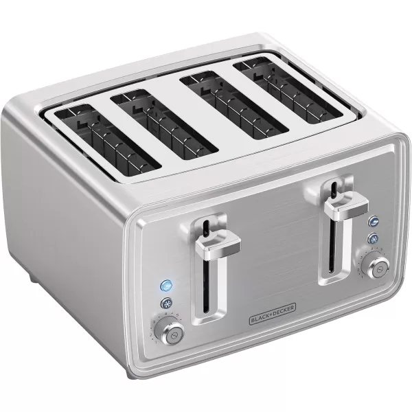 BLACK+DECKER 4-Slice Toaster, Stainless Steel, TR4900SSD