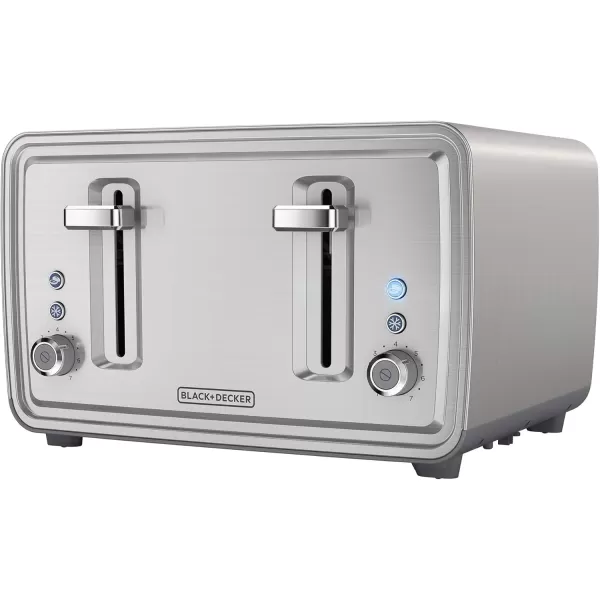 BLACK+DECKER 4-Slice Toaster, Stainless Steel, TR4900SSD