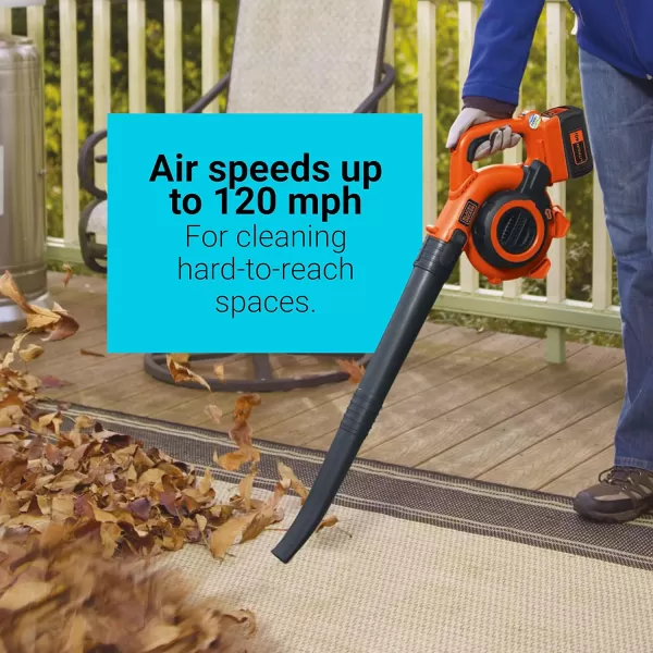 BLACK+DECKER 40V MAX* Cordless Hard-Surface Sweeper with POWERCOMMAND )