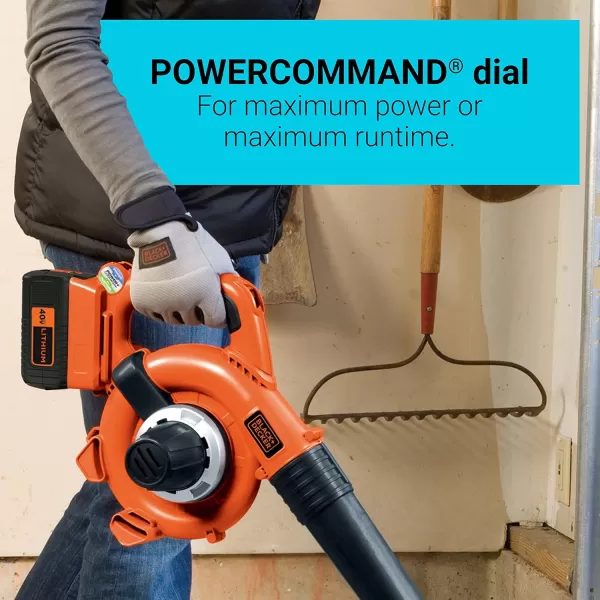 BLACK+DECKER 40V MAX* Cordless Hard-Surface Sweeper with POWERCOMMAND, Tool Only )