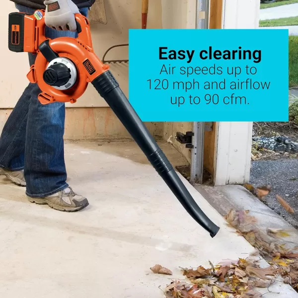BLACK+DECKER 40V MAX* Cordless Hard-Surface Sweeper with POWERCOMMAND, Tool Only )