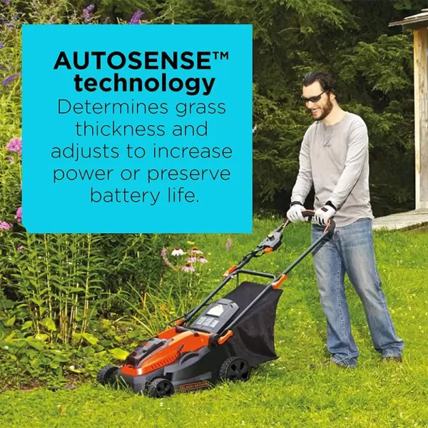 BLACK+DECKER 40V MAX* Cordless Lawn Mower, 16-Inch 