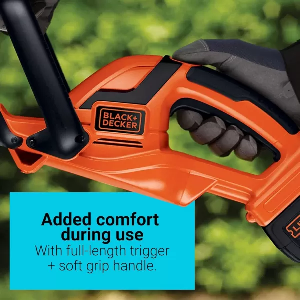 BLACK+DECKER 40V MAX Hedge Trimmer, Cordless, 24-Inch Blade, Battery and Charger Included 