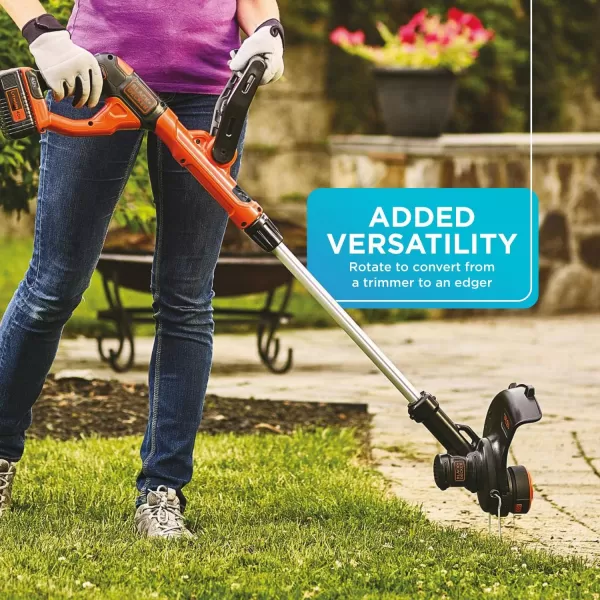 BLACK+DECKER 40V MAX* String Trimmer / Edger and Sweeper Combo 