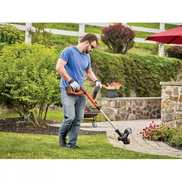 BLACK+DECKER 40V Max Cordless Sweeper &amp; String Trimmer Combo Kit 