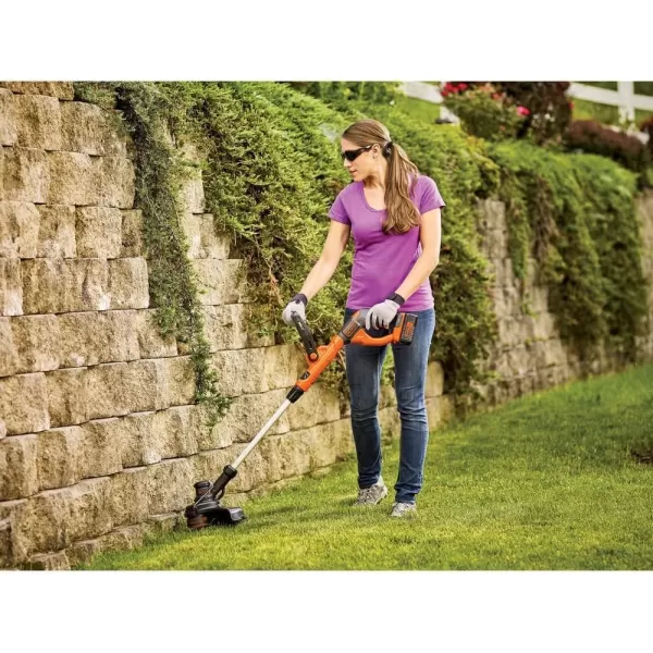 BLACK+DECKER 40V Max Cordless Sweeper &amp; String Trimmer Combo Kit 