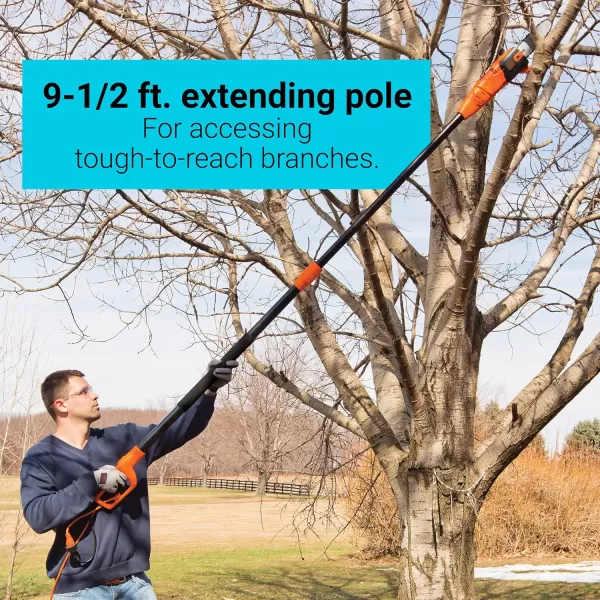 BLACK+DECKER 6.5 Amp 10 in. Electric Pole Saw 