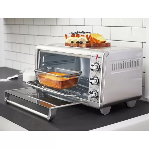 BLACK+DECKER 8-Slice Crisp 'N Bake Air Fry Toaster Oven, TO3265XSSD, 5 Cooking Functions, 60 Minute Timer, Stainless Steel