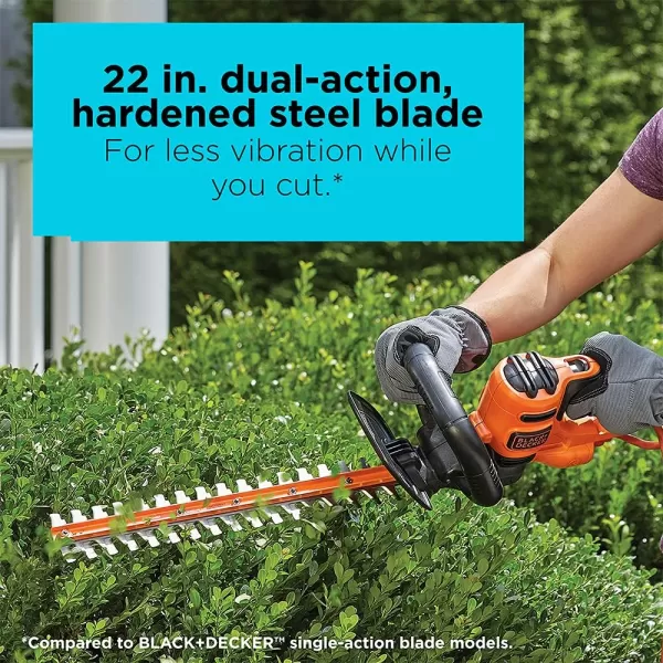 BLACK+DECKER BEHT350FF 22" Electric Hedge Trimmer
