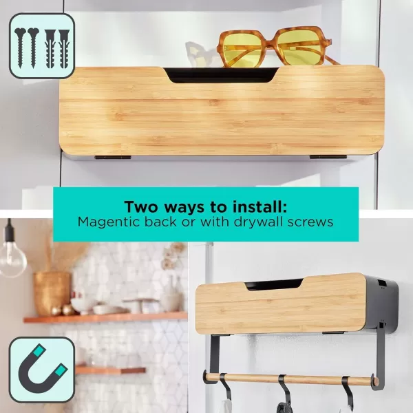 BLACK+DECKER BLACK + DECKER BLACK HANGING RACK SYSTEM-SHELF W/DOOR )