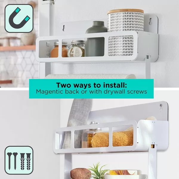 BLACK+DECKER BLACK + DECKER WHITE HANGING RACK SYSTEM-SHELF W/DOOR )