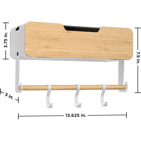 BLACK+DECKER BLACK + DECKER WHITE HANGING RACK SYSTEM-SHELF W/DOOR )