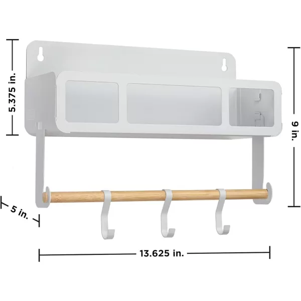 BLACK+DECKER BLACK + DECKER WHITE HANGING RACK SYSTEM-SHELF W/DOOR )