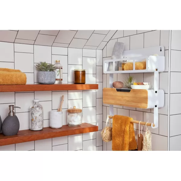 BLACK+DECKER BLACK + DECKER WHITE HANGING RACK SYSTEM-SHELF W/DOOR )