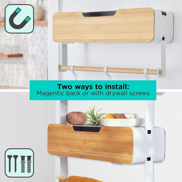 BLACK+DECKER BLACK + DECKER WHITE HANGING RACK SYSTEM-SHELF W/DOOR )