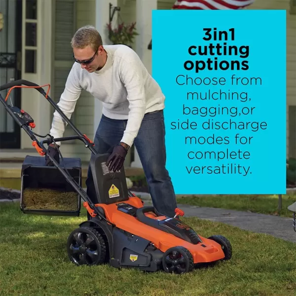 BLACK+DECKER CM2043C Cordless Mower, 20"