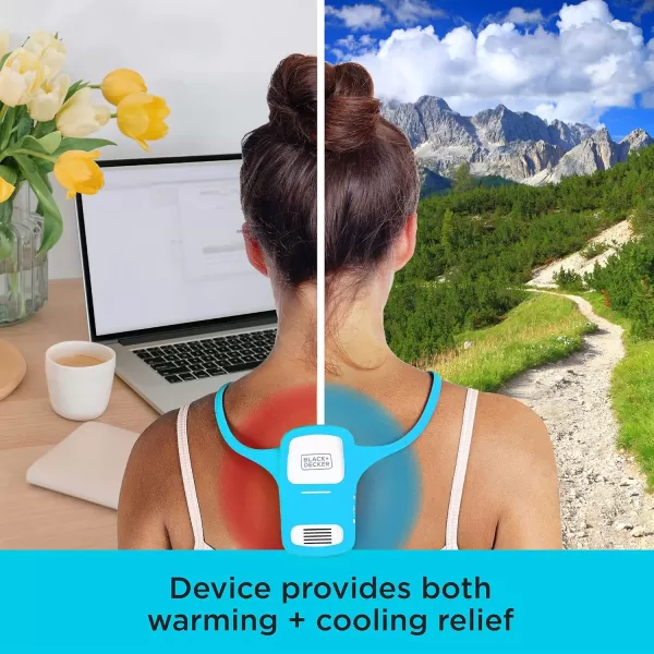 BLACK+DECKER Comfortpak, Wearable Cooling and Heating Device, Breeze Blue 