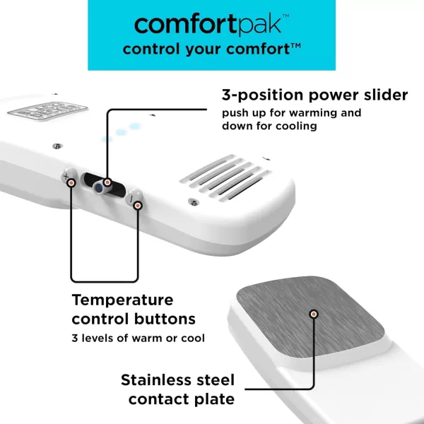 BLACK+DECKER Comfortpak, Wearable Cooling and Heating Device, Breeze Blue 