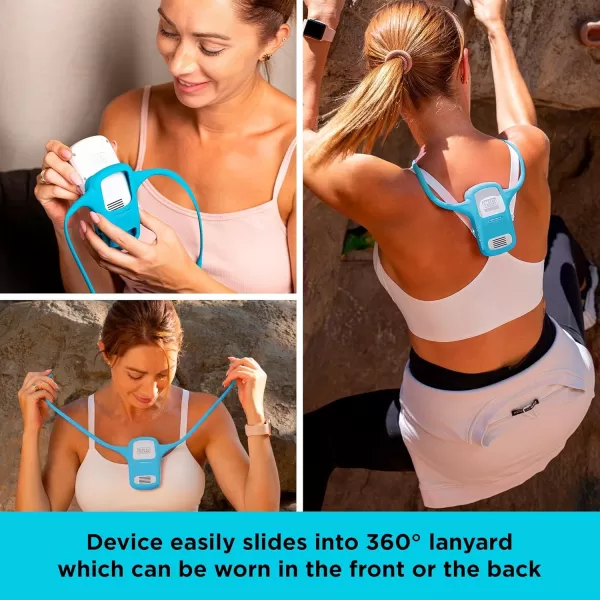 BLACK+DECKER Comfortpak, Wearable Cooling and Heating Device, Breeze Blue 