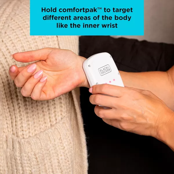 BLACK+DECKER Comfortpak, Wearable Cooling and Heating Device, Breeze Blue 