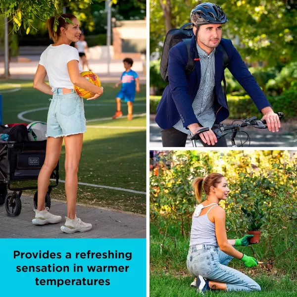 BLACK+DECKER Comfortpak, Wearable Cooling and Heating Device, Breeze Blue 
