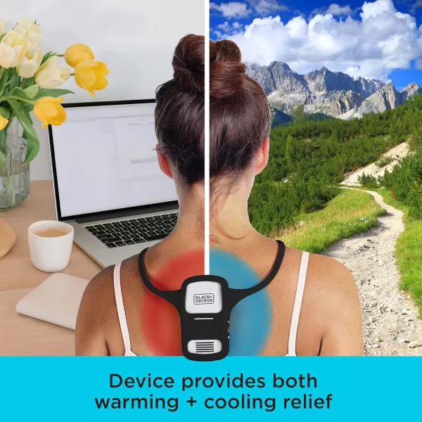 BLACK+DECKER Comfortpak, Wearable Cooling and Heating Device, Breeze Blue 