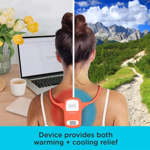 BLACK+DECKER Comfortpak, Wearable Cooling and Heating Device, Breeze Blue 