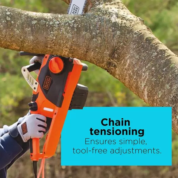 BLACK+DECKER Electric Chainsaw, 18-Inch, 15-Amp, Corded 