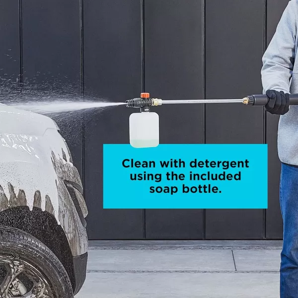 BLACK+DECKER Electric Cold Water Pressure Washer, 2,000 MAX PSI, 1.2 GPM 