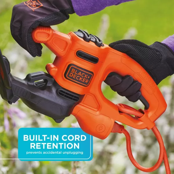 BLACK+DECKER Electric Hedge Trimmer, 16-Inch 