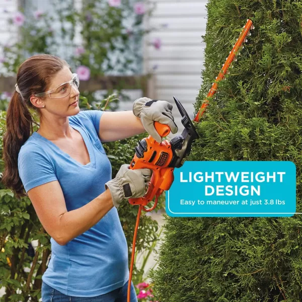 BLACK+DECKER Electric Hedge Trimmer, 16-Inch 