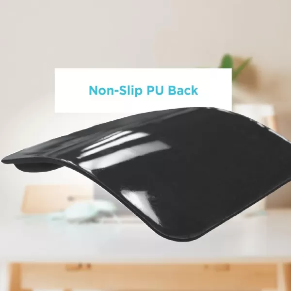 BLACK+DECKER Ergonomic Mouse Pad Wrist Support - Comfortable Mouse Pad Wrist Rest - Wrist Relief Gel Mousepad - Non-Slip Base Aesthetic Mousepad for Gaming, Home, Office - Perfect for Computer, Laptop
