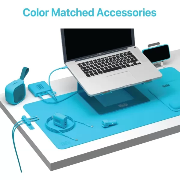 BLACK+DECKER Ergonomic Mouse Pad Wrist Support - Comfortable Mouse Pad Wrist Rest - Wrist Relief Gel Mousepad - Non-Slip Base Aesthetic Mousepad for Gaming, Home, Office - Perfect for Computer, Laptop