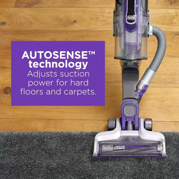 BLACK+DECKER HCUA525J POWERSERIES Pro 20V Lithium 2-in-1 Cordless Vacuum, Blue