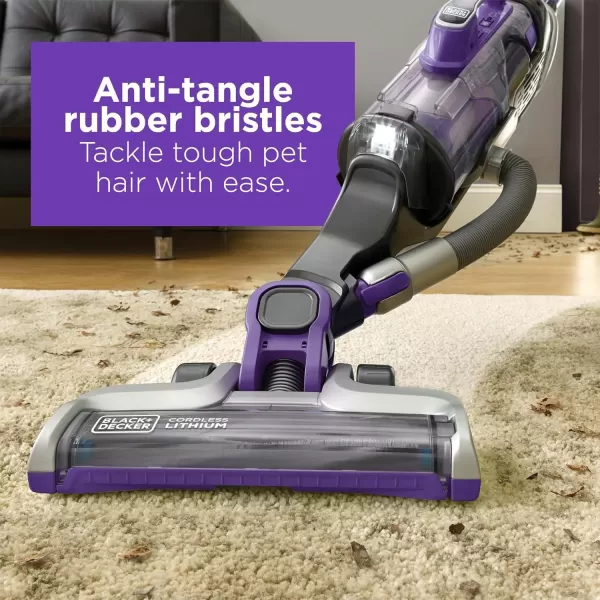 BLACK+DECKER HCUA525J POWERSERIES Pro 20V Lithium 2-in-1 Cordless Vacuum, Blue