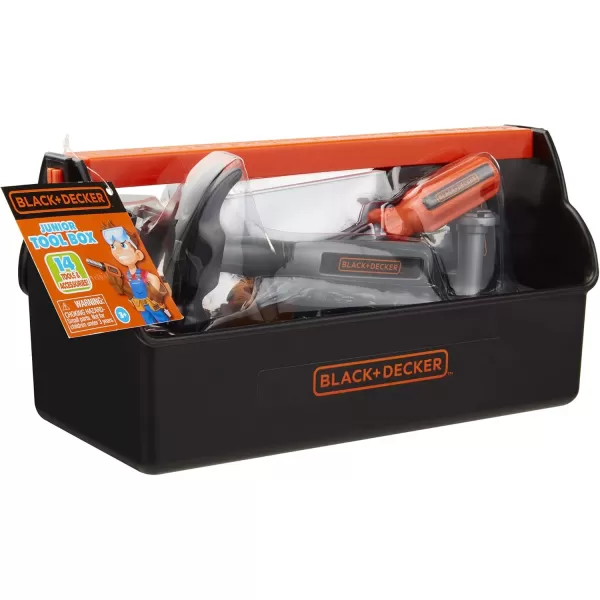BLACK+DECKER Jr. My First Tool Box - 15 Piece Set