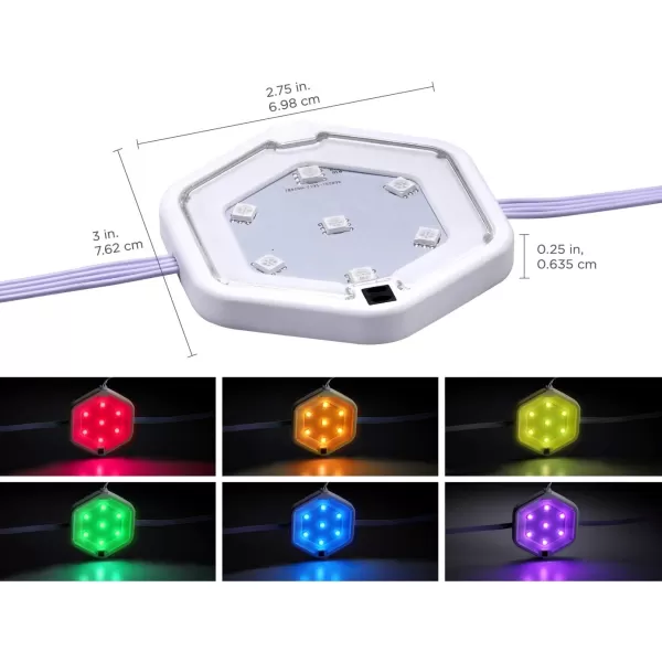 BLACK+DECKER LEDUC-PUCK-3RGB Color Changing LED Puck Light Kit with Remote, Tool-Free Install, Dimmable, 3-Pack, RGBW 